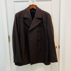 $795 Mens THEORY Wool Coat BRAND NEW without tags Size Large